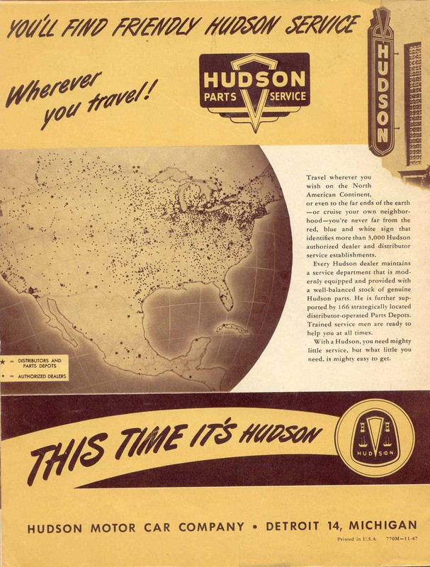 1948 Hudson Information Brochure Page 11